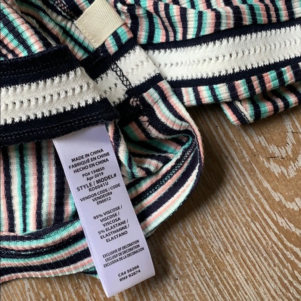 SPLENDID x GRAY MALIN La Plage Striped Tank Dress M